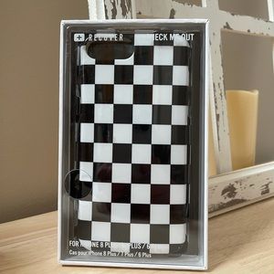 RECOVER B&W Checkered iPhone Case 6+/7+/8+